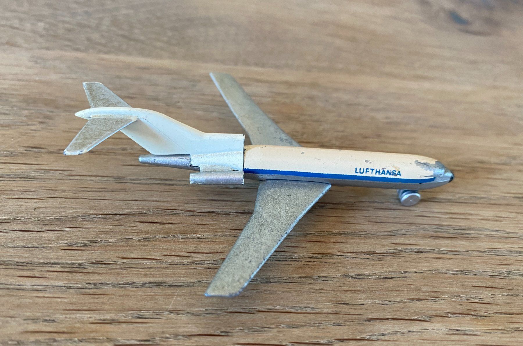Schuco Jouets: Schuco, Flugzeug, Lufthansa Boeing 727 – D'occasion à Brügg BE par saphyrus24