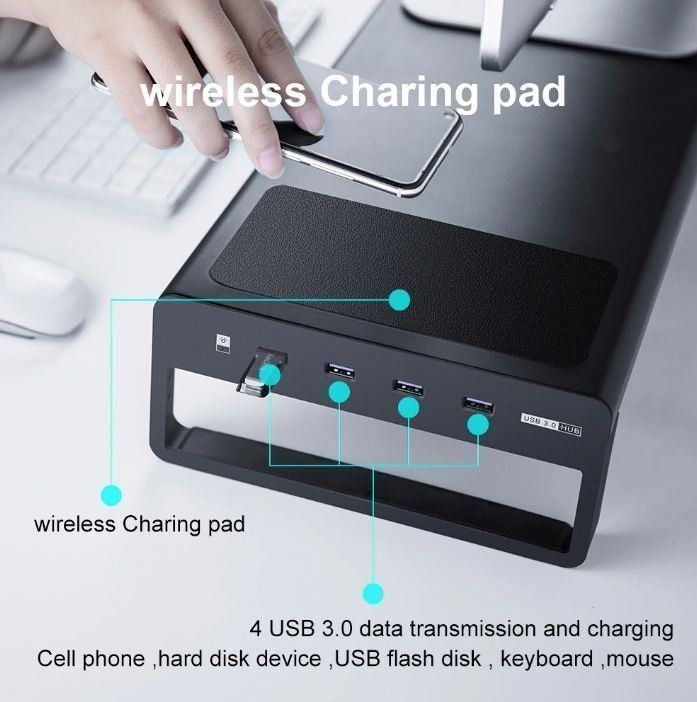 Docking station: Monitor Stand USB3.0 Wireless Charging – Nuovo e nell'imballaggio originale da Unterägeri venduto da RmOnline 2