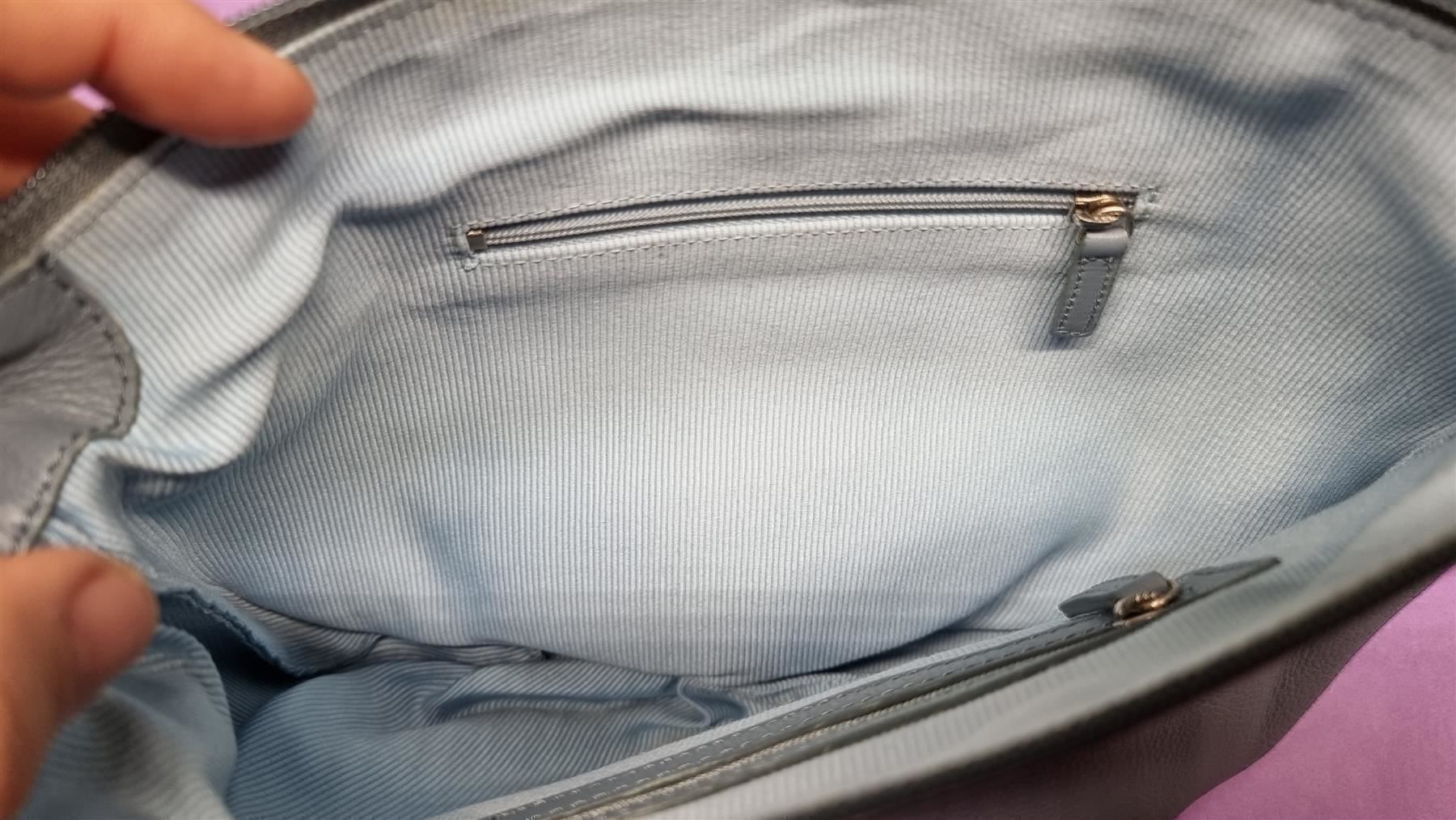 Borse da donna: Handtasche aus Leder in blau – Nuovo (secondo la descrizione) da Rebstein venduto da James-Dean 6
