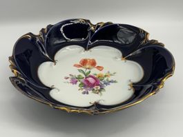 Teller Echt Kobalt Ilmenau Graf von Henneberg 27 cm