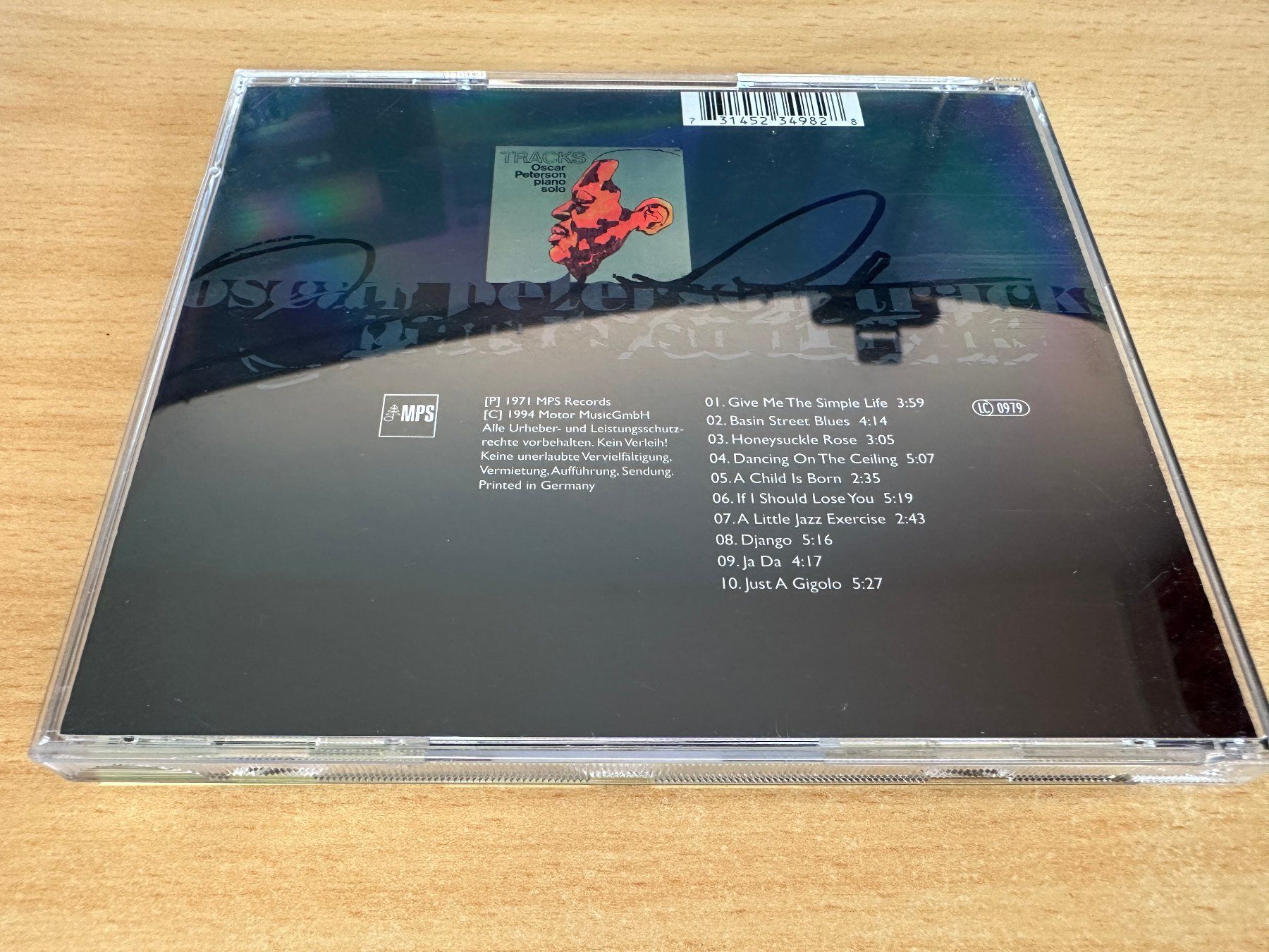 CDs: Oscar Peterson – Tracks – Gebraucht aus Rikon im Tösstal von Alpenmutz 1