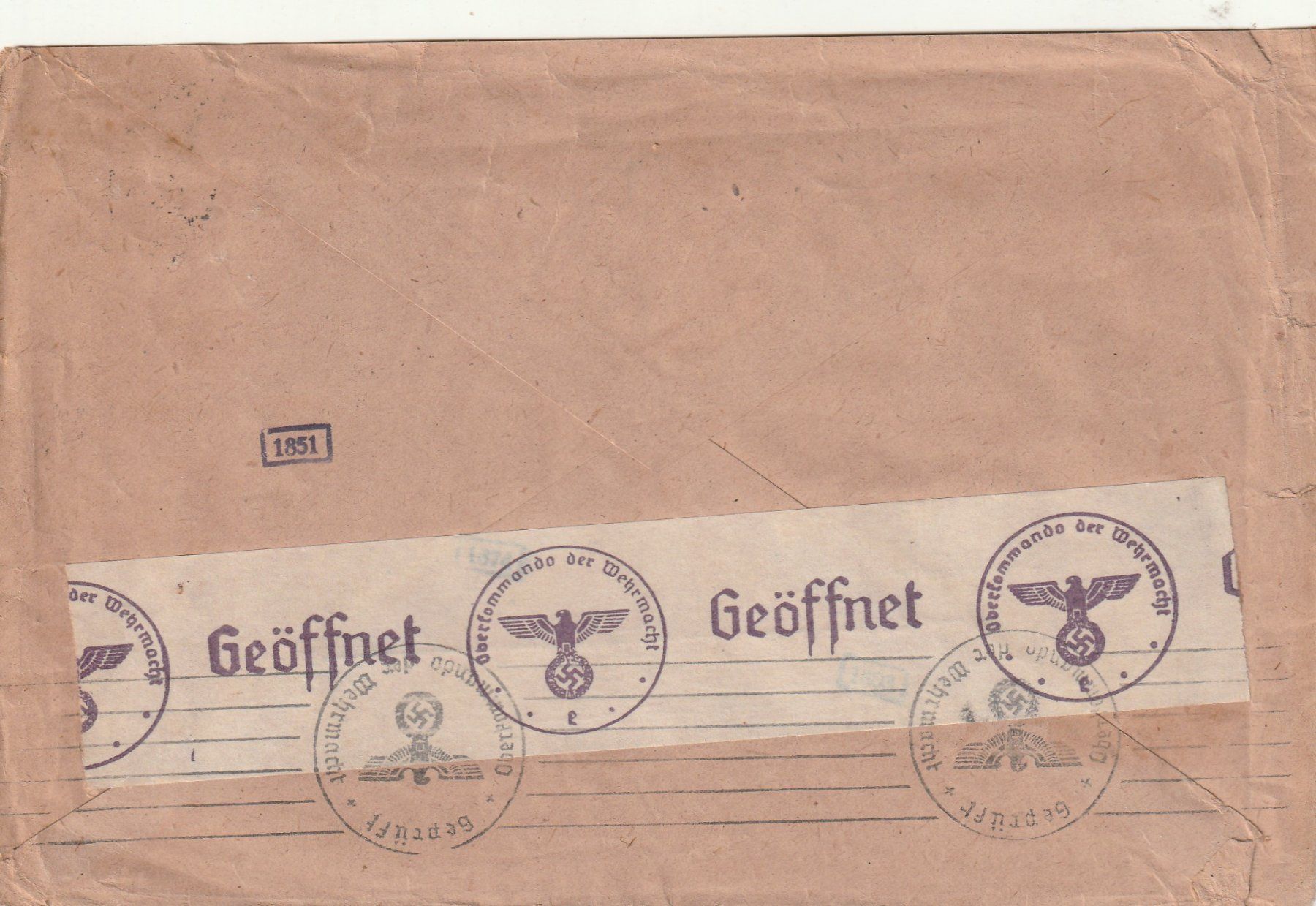 Tous les timbres: Deutsches Reich Brief mit Zensur 1941 – D'occasion à Rorschacherberg par fratovi2 1