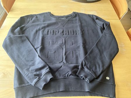 Superdry Herren Sweater, Grösse L,Schwarz , Top Zustand!