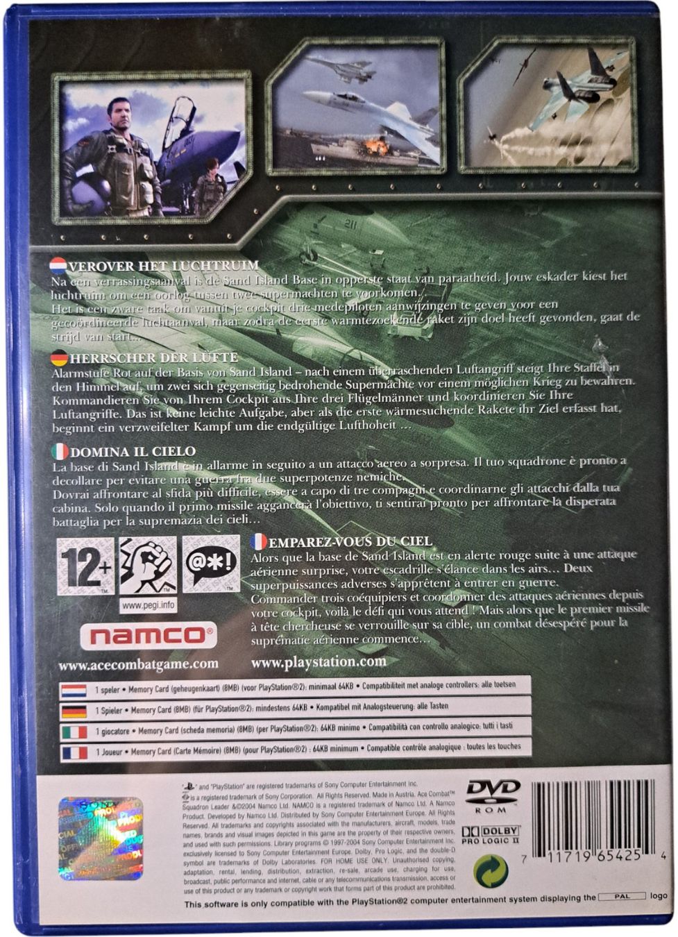 Spiele: Ace Combat Squadron Leader (Playstation 2/PS2) – Gebraucht aus Balgach von Wasnwasn 1