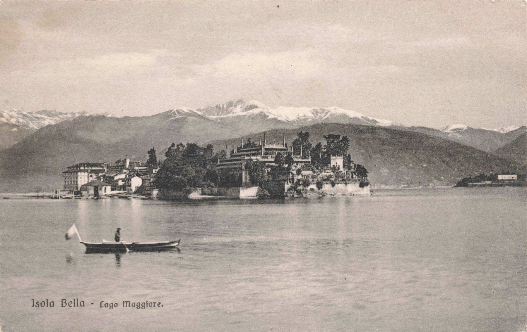 Cartoline postali: Isola Bella  lago maggiore – Usato da Biasca venduto da Blenio71