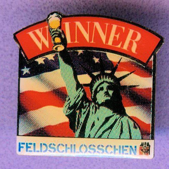 Feldschlösschen Placchette & Badge: FELDSCHLÖSSCHEN Bier  WINNER – Usato da Winterthur venduto da Sammleroase