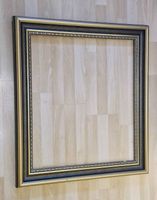Edler Bilderrahmen, Gold/Schwarz, Vintage Look, Top!