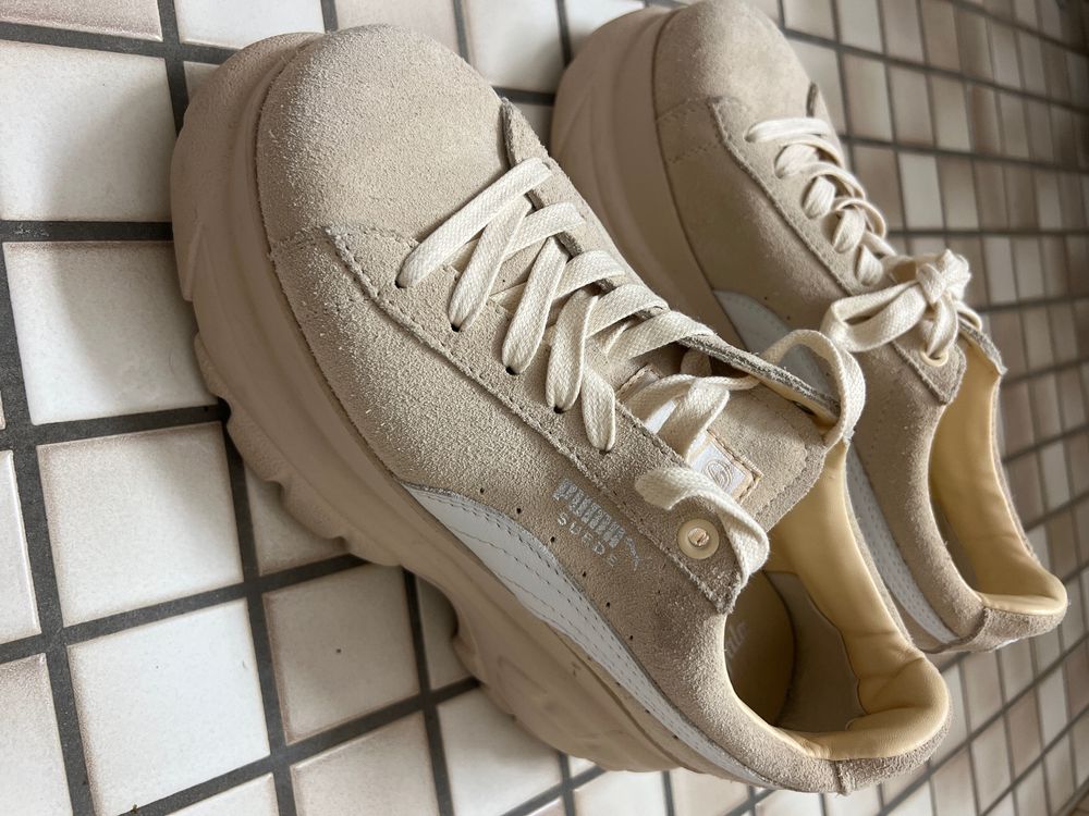 Puma hotsell buffalo blanche