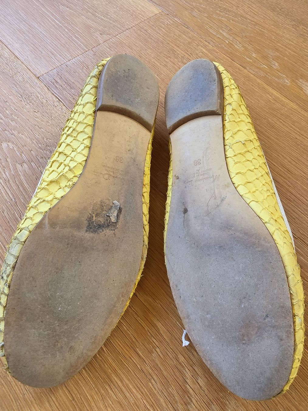 Massimo Dutti Scarpe da donna: Ballerinas von Massimo Dutti, hellgelb, Grösse 38 – Usato da Egg b. Zürich venduto da hotsexyfashioncat 2