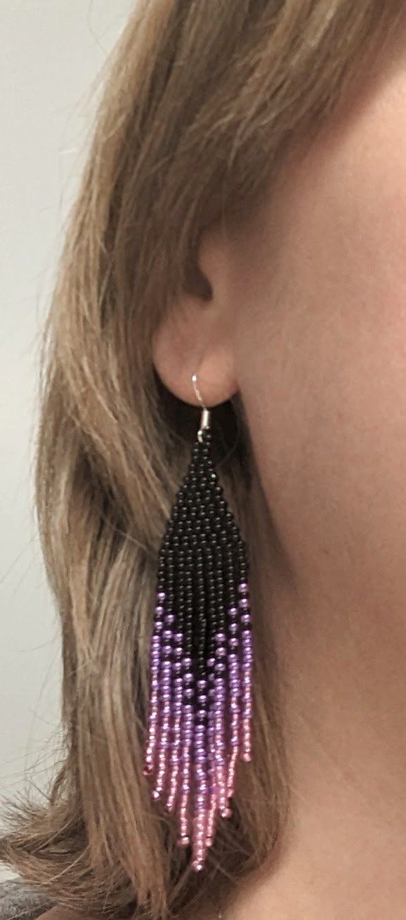 Orecchini pendenti & Orecchini a lobo: Fringe Earrings Pink/Fransen Ohrringe rosa – Nuovo (secondo la descrizione) da Zürich venduto da ChicElegance_Jewelry 2
