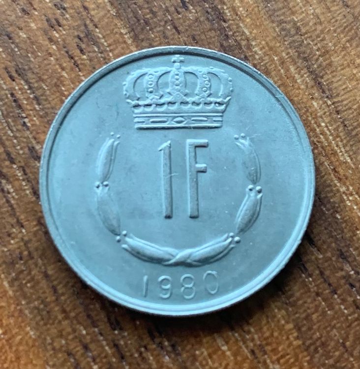 Luxembourg 1 Franc 1980 Kaufen auf Ricardo