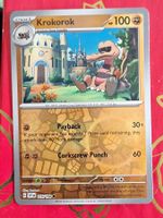 Krokorok - Pokemon Reverse Holo Scarlet Violet Base