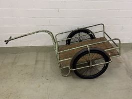 Handwagen mit Holzplattform 
