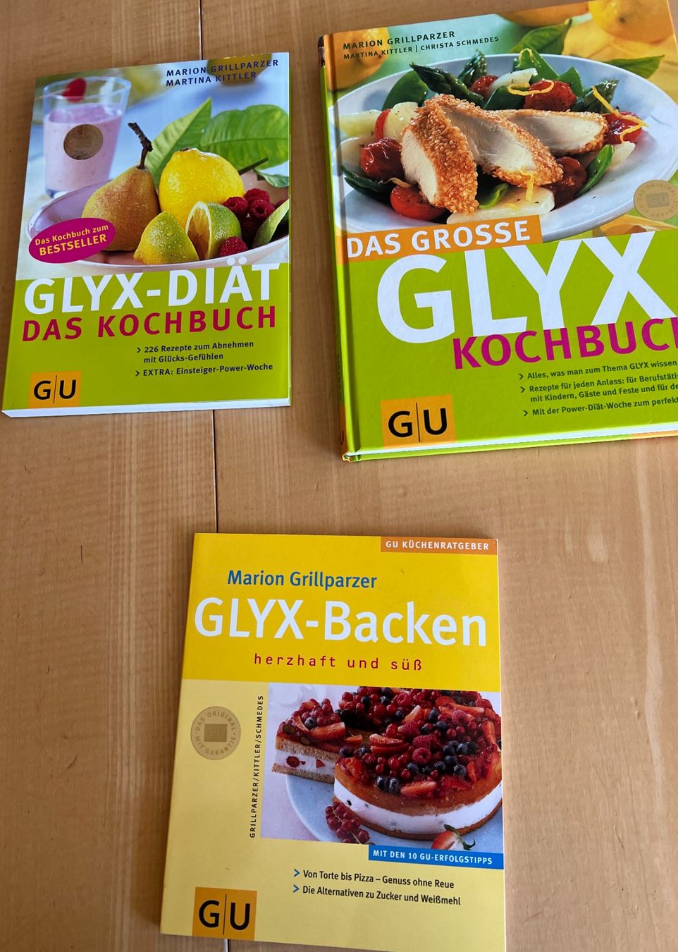 Libri: Glyx Koch- und Backbücher 3 Stück – Usato da Ramlinsburg venduto da Ruebli.X.Beet