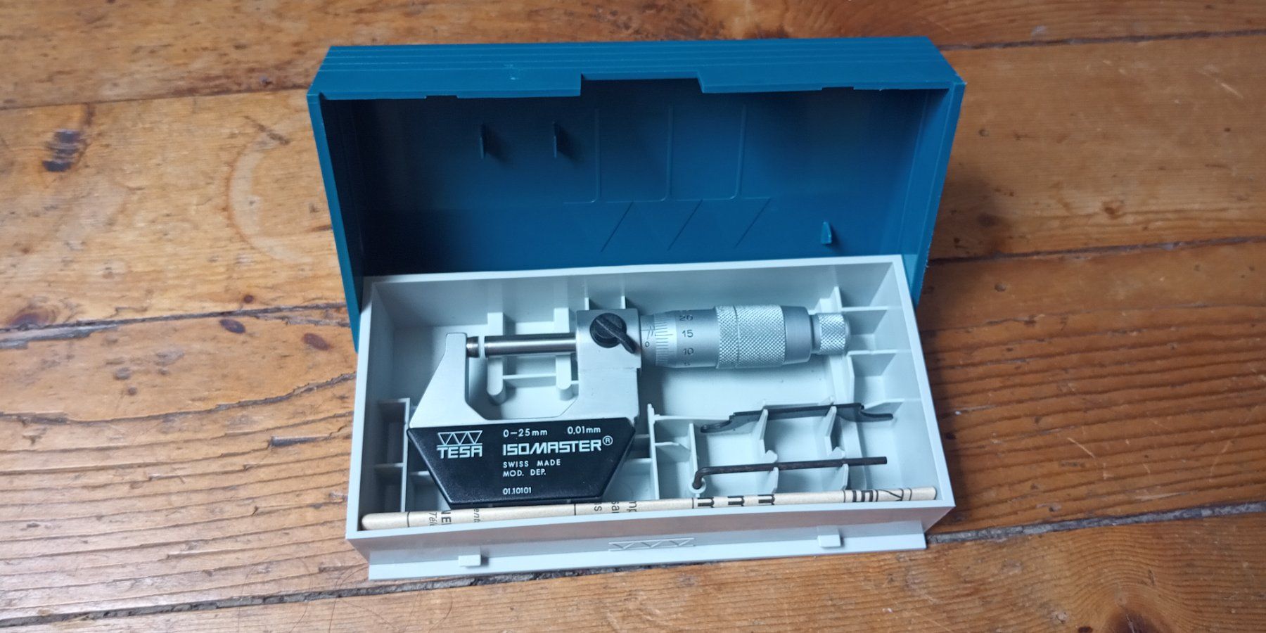 TESA Isomaster Mikrometer Brütsch Rüegger Swiss Made (Gebraucht) in st ...