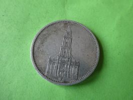 Dt. Reich 1935 F, 5 Reichsmark  - Silber