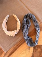 Haarband Set beige und gemustert guter Zustand
