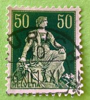  Nr.113 Sitzende Helvetia mit Schwert GESTEMPELT    