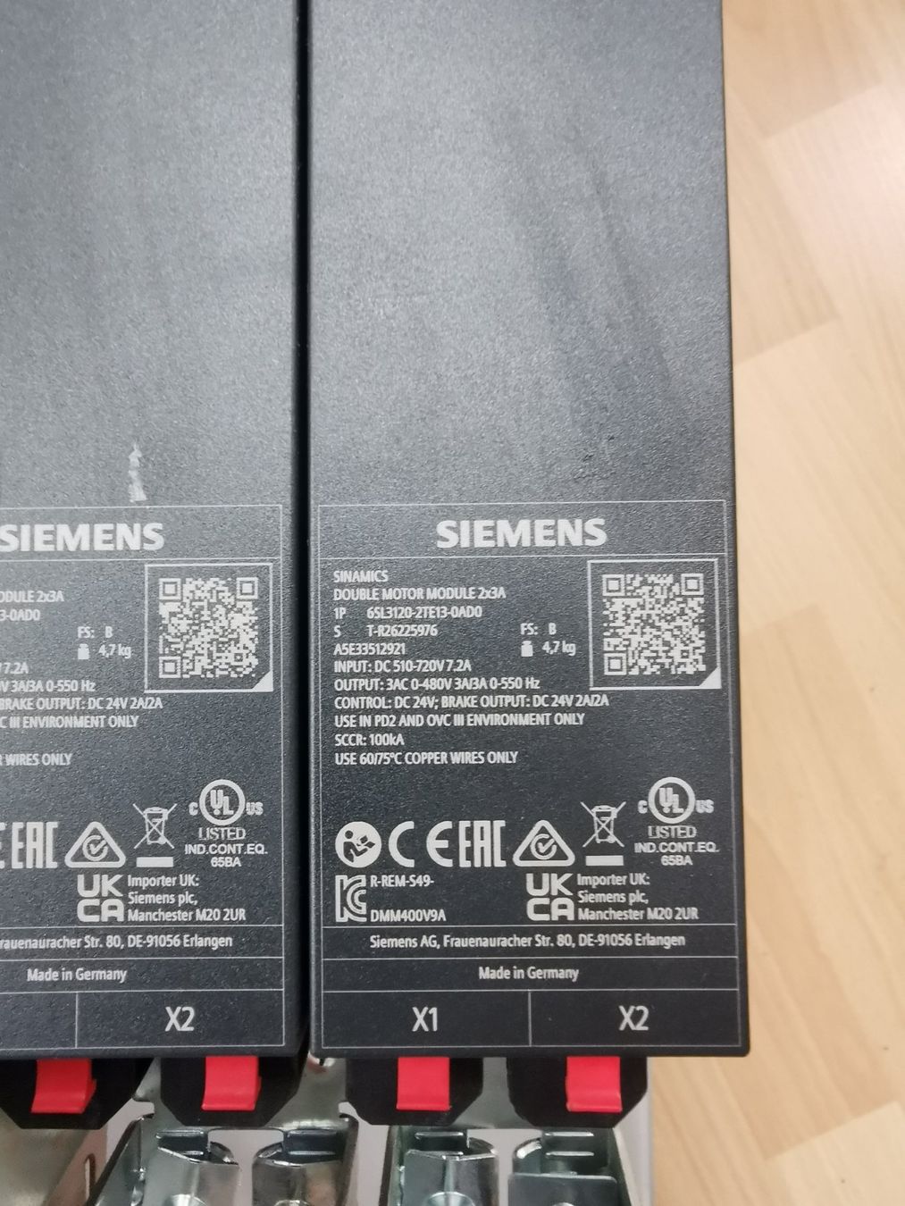 Siemens Componenti elettronici: Siemens Sinamics Power Module, Control Unit & DC Link! (48) – Usato da Niederlenz venduto da Chevy_V8 7