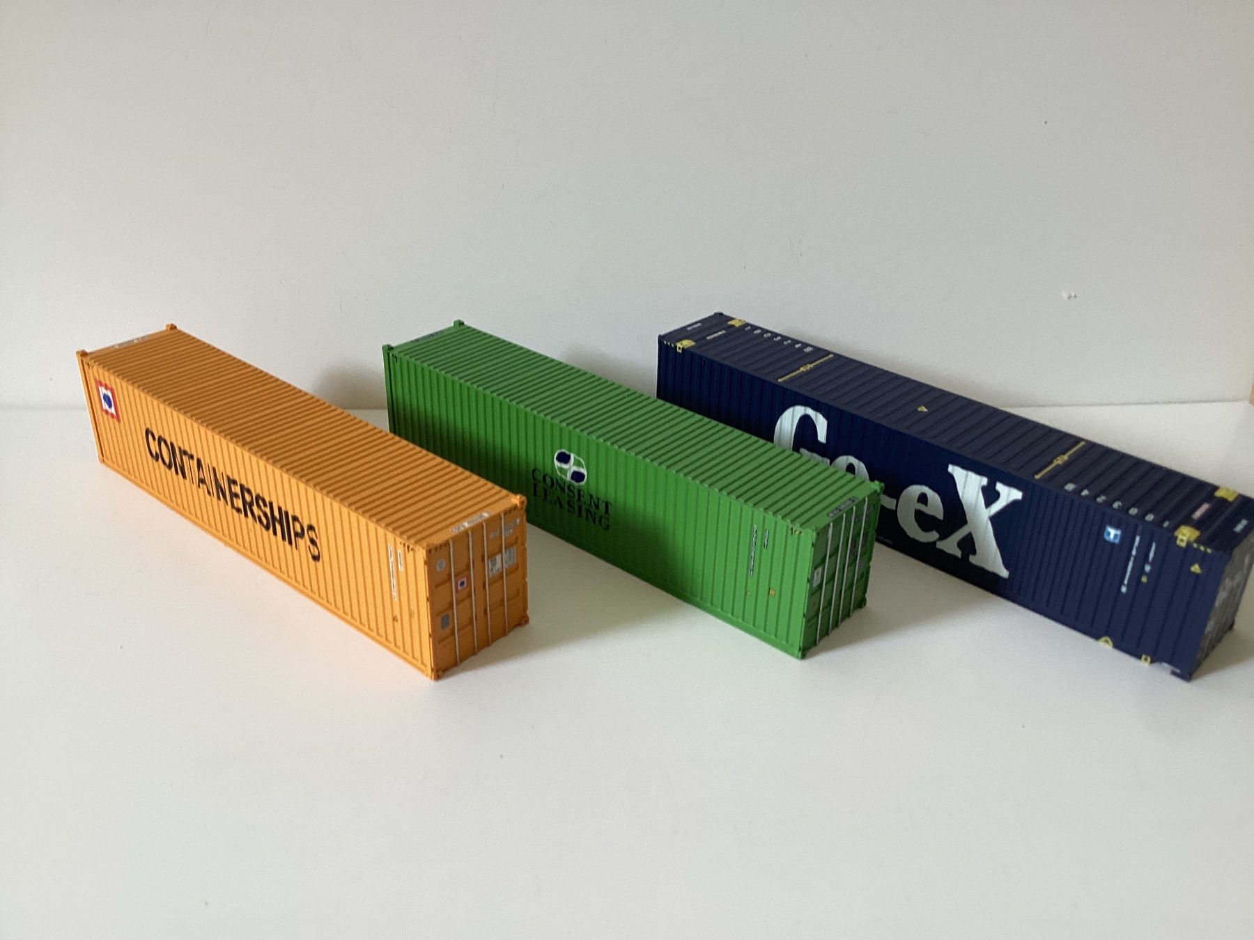 Kombimodell Modellini di ferrovie: B-Models Kombimodell Container 1:87 H0 – Usato da Effretikon venduto da simtek_de 2
