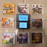 New Nintendo 3DS XL + 8 Spiele + Zubehör - TOP ZUSTAND !!!