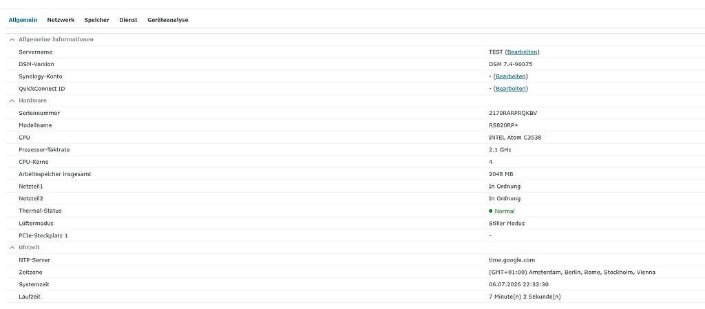Synology Server: Synology RS820RP+ – Gebraucht aus Münchenstein von PeterPan.ch 4