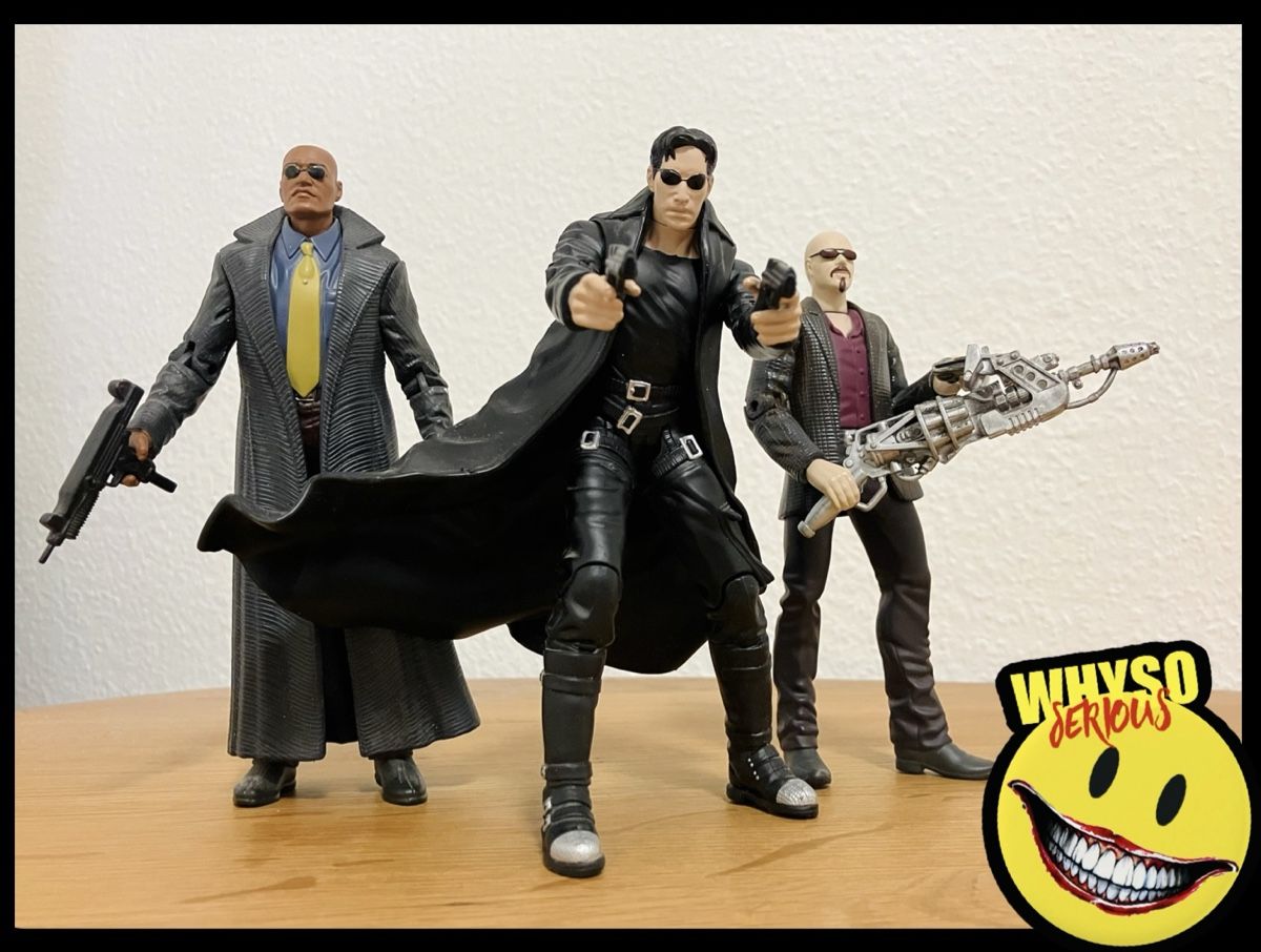 Statuette: The Matrix Action Figuren Set - Neo, Morpheus und Cypher – Nuovo (secondo la descrizione) da Gossau ZH venduto da whysoserious