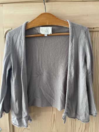 Cute Stuff Kaschmir Cardigan helles Taupe Grösse S gebraucht