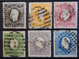 Portugal ex. Kat. 25-32 gest. 1867 Kat. 620 Euro
