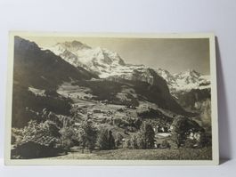 Wengen gegen die Jungfrau und Breithorn  1922