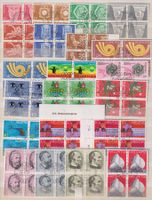 110 St. versch. Viererblock's Helvetia. ETS od. Rundstempel