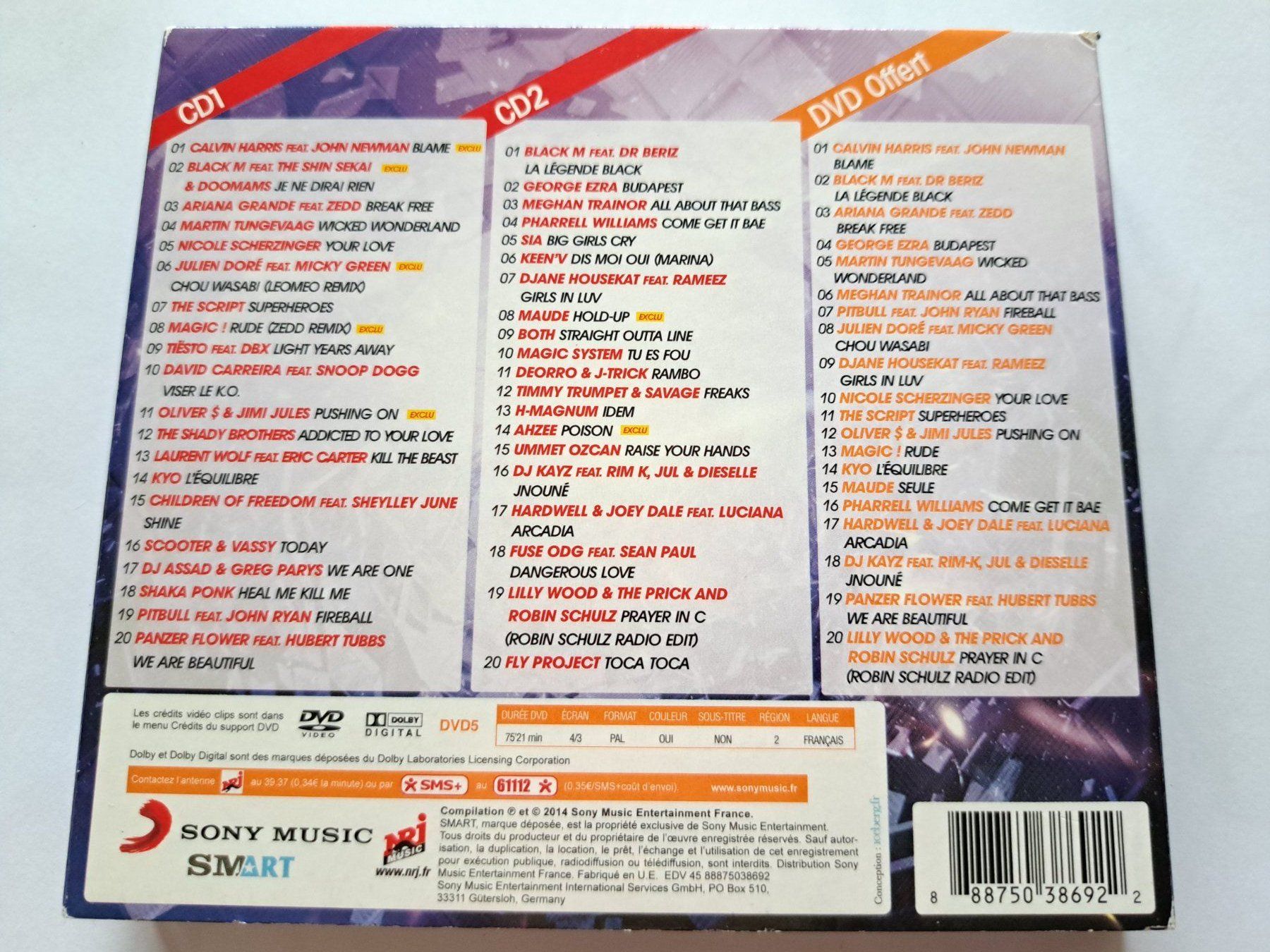 CD: 2 Cds + 1 DVd NRJ Hits 2014 volume 2 – Usato da Pully venduto da bro_n52j 1