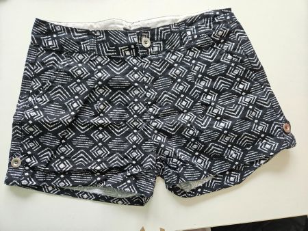 Kurze Hose/Shorts schwarz/weiss Gr.36
