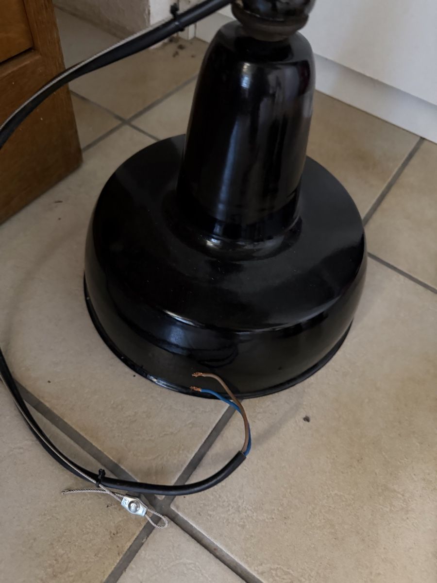 Lampadari & plafoniere: Lampe Metall antik schwarz  – Usato da Birsfelden venduto da Haex 4