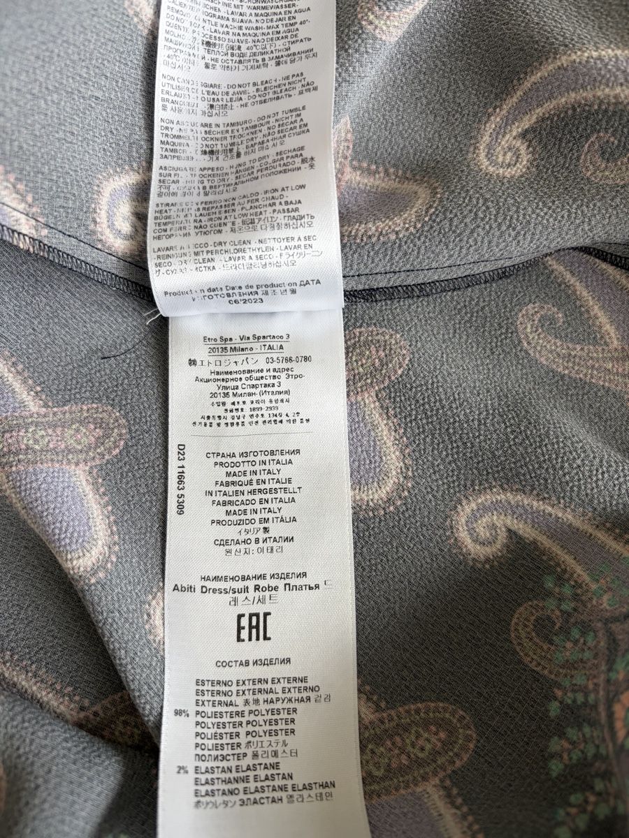 Etro Vestiti: Etro midi dress IT 38 new – Nuovo e nell'imballaggio originale da Cologny venduto da sab_xh7v 5