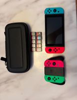 Nintendo Switch V2 mit 10 Spielen & Tasche, Sommer Spass!