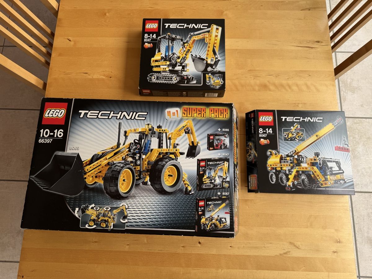 Lego Kit di costruzioni: Lego Technik 66397 4-in 1 Leerkarton – Usato da Oensingen venduto da Vintage-Lego-Toys 6