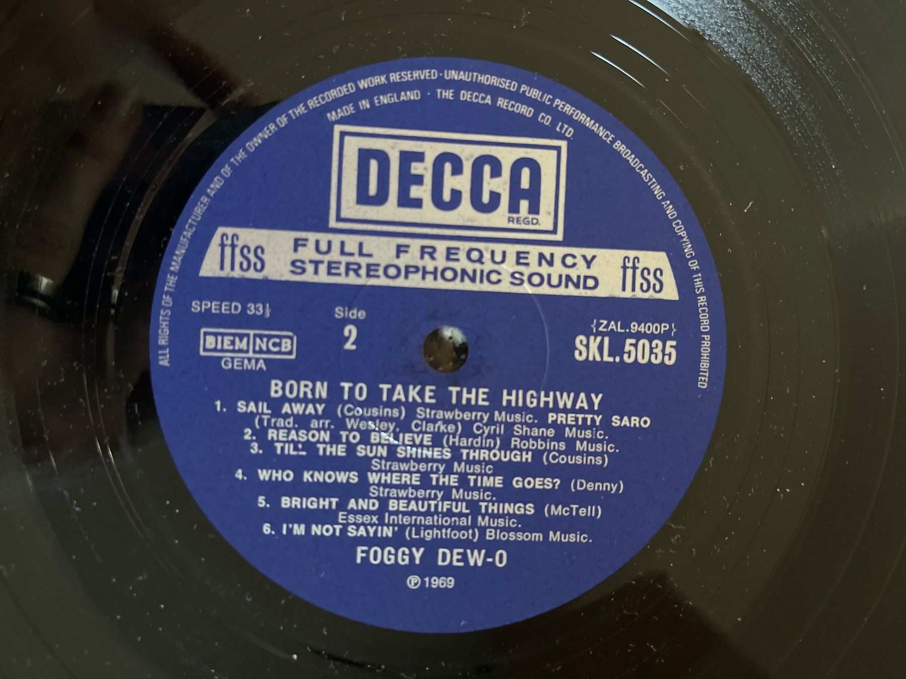 Dischi in vinile: S1053/Foggy Dew-O – Usato da Frutigen venduto da Philippe_jsp 2