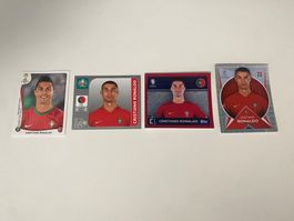4 Sammelbilder Ronaldo CR7 Portugal