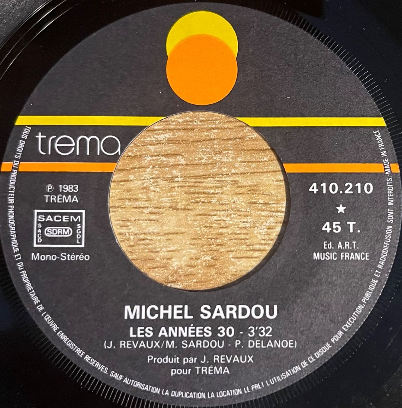 Dischi in vinile: MICHEL SARDOU - LES ANNEES 30 – Usato da Bussigny venduto da vinyl-pas-cher 2