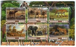 Block "Tiere". Ruanda