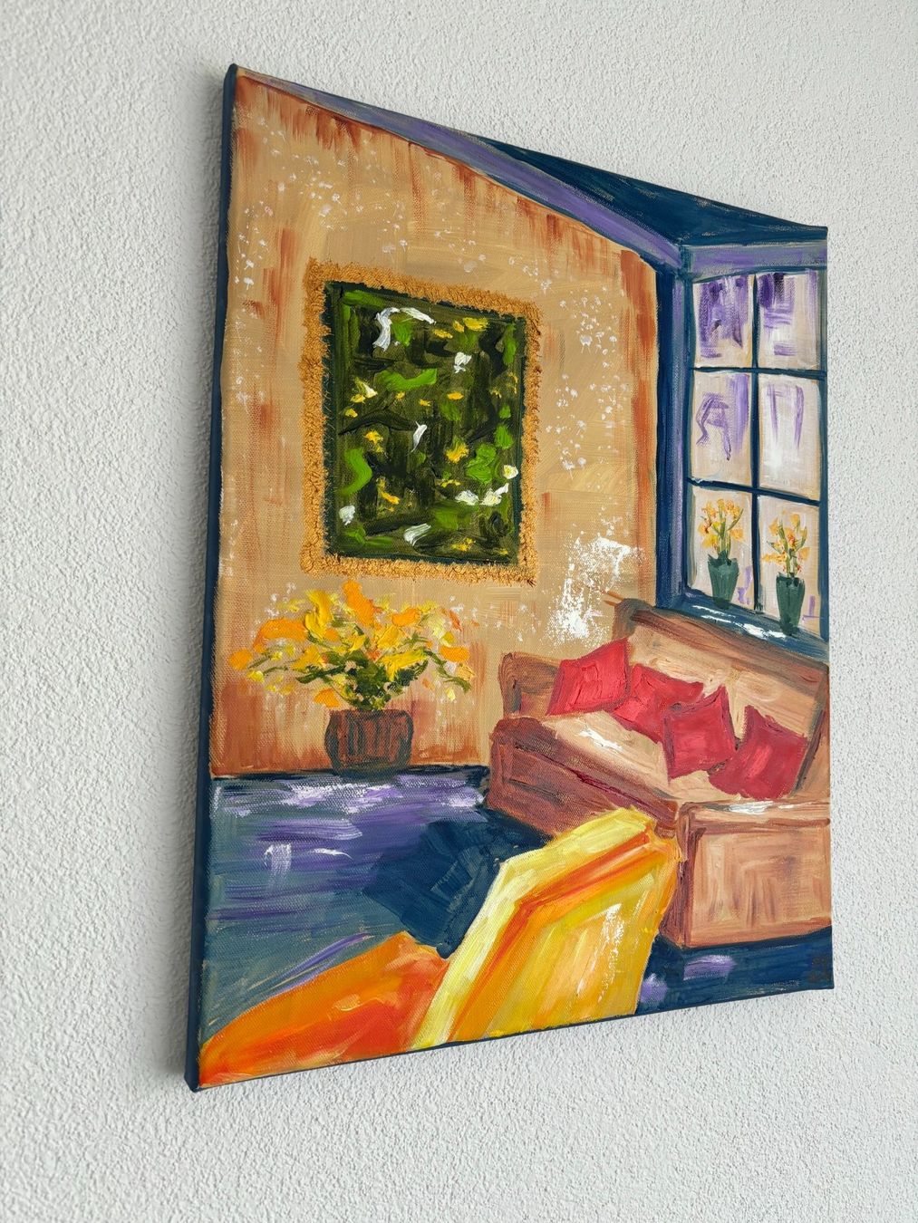 Dipinti: Modernes Interieur - Ölbild – Nuovo (secondo la descrizione) da Cham venduto da Felha 4