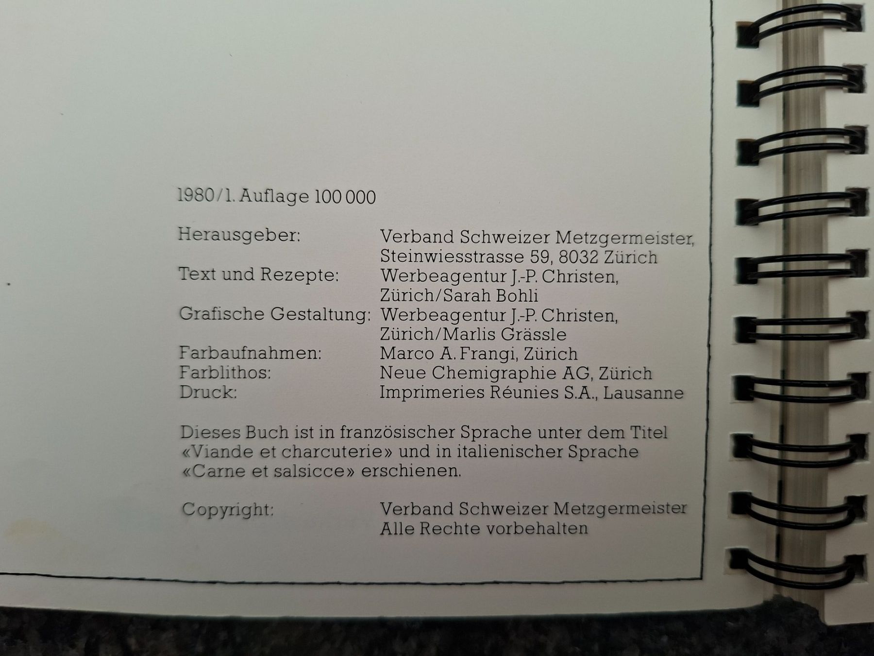 Libri: Rezepte / Kochbuch - Fleisch und Wurst – Usato da Boniswil venduto da Totomat-Lady2 4