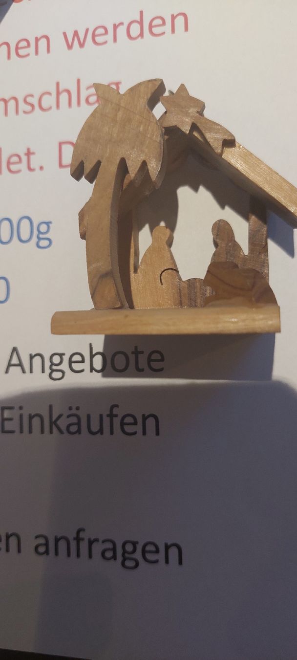 Puppenhäuser & -möbel: Puppenstuben Weihnachtskrippe Deko aus Holz – Neu (gemäss Beschreibung) aus Muri AG von nindo1 5