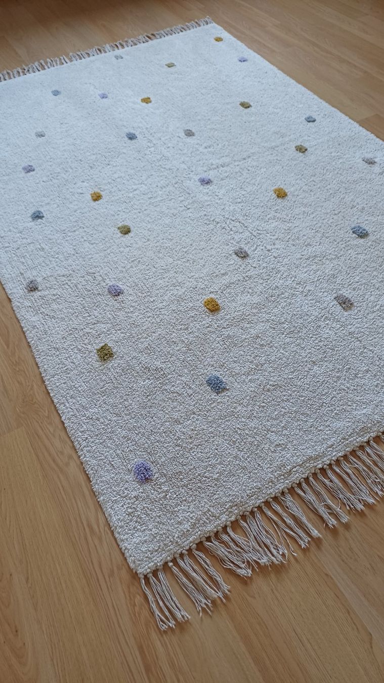 Beliani Tappeti: Neuer Baumwollteppich 140x200cm – Usato da Amriswil venduto da cas_2tsc 2