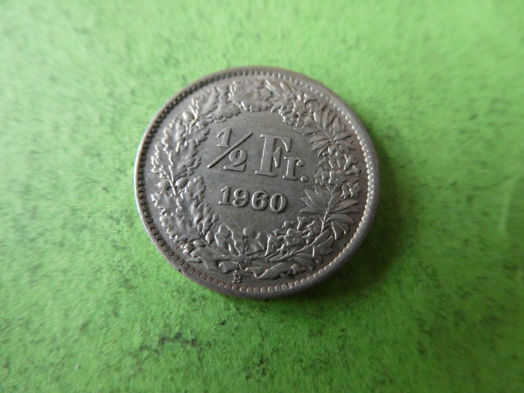 Tutti le monete: Schweiz 1960, 1/2 Franken - Silber – Usato da Hinterforst venduto da Rohusri