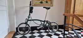 Brompton Faltrad, Top-Zustand, inkl. Zubehör, grün