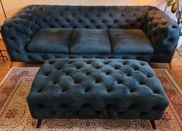 Laviva Sofa (3-Sitzer) + Hocker  sehr guter Zustand Basel