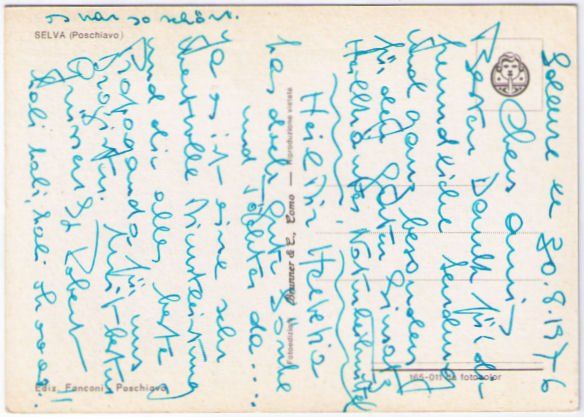Cartoline postali: Selva – Usato da Binningen venduto da Mountainrider 1