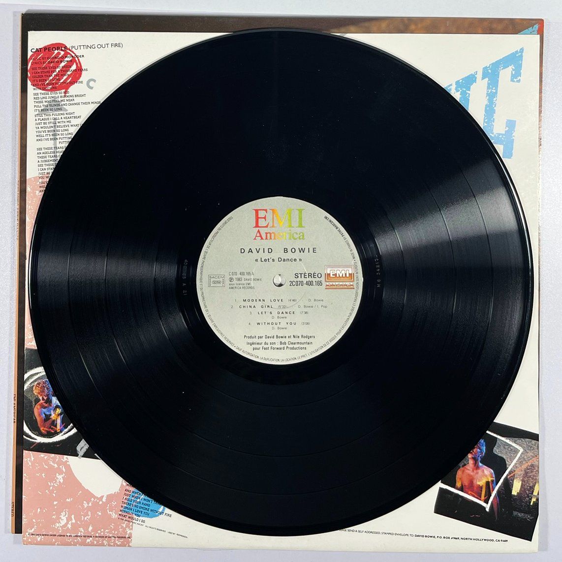 Vinyles: LP: DAVID BOWIE - Let's Dance – D'occasion à Frenkendorf par Yard-Sale-2000 3